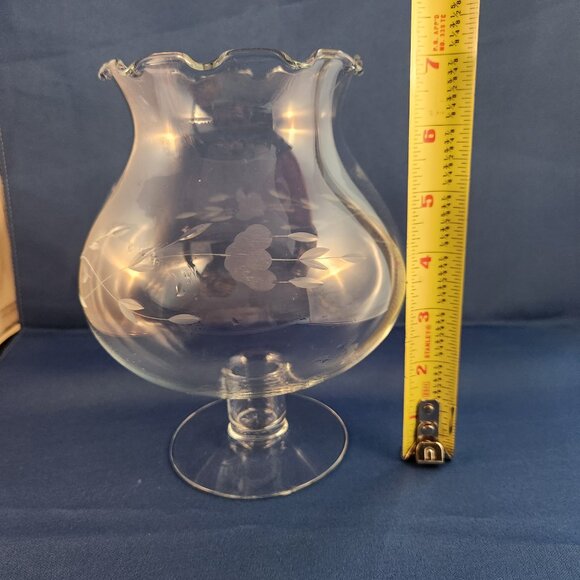 Princess House Heritage Crystal Pedestal Centerpiece Taper Candle Lamp #409 NIB - Picture 6 of 8